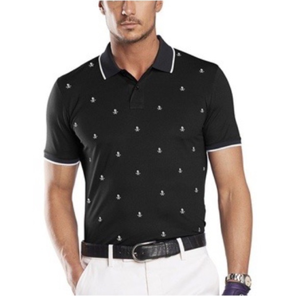 NWT G/Fore Skulls & Tees golf shirt